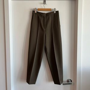 Babaton Trousers in Olive Green, Size 4